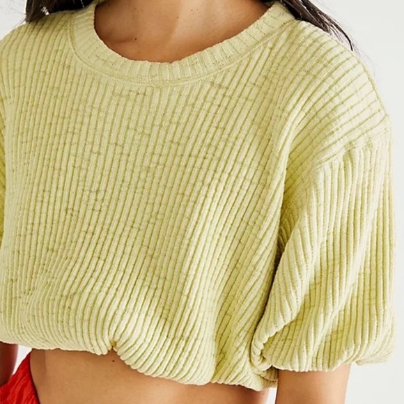 FP Beach‎ NWT Kelsey Bubble Cropped Tee - Picture 3 of 10